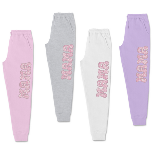 Pink and Fuzzy Mama Joggers
