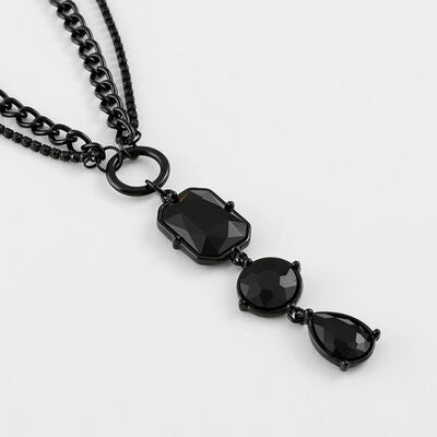 Glass Stone Alloy Necklace