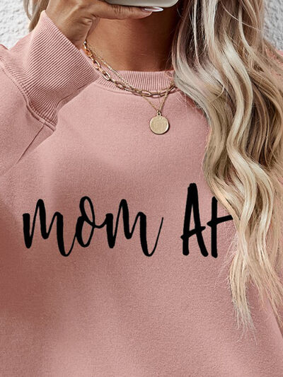 Letter Graphic Dropped Shoulder Sweatshirt